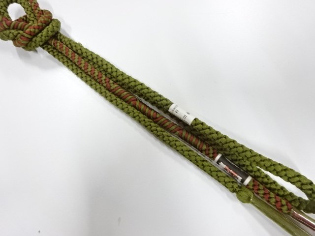 未使用品　正絹　手組帯締め